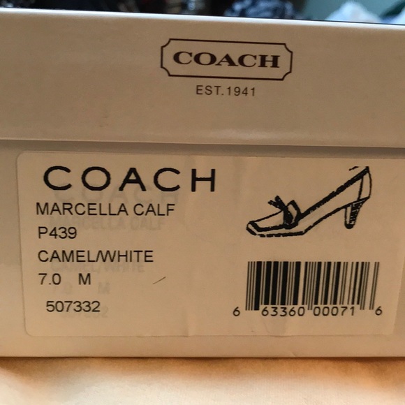 NEW Coach Leather Heels - Picture 6 of 6